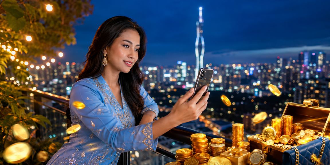 Pengguna dari Kuala Lumpur melayari taruhan bola sepak melalui telefon pintar