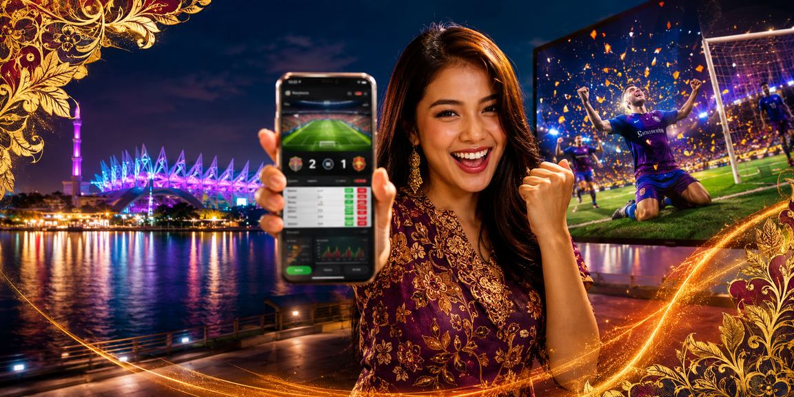 Pengguna Selangor menggunakan aplikasi kasino maybank2e dengan corak batik tempatan